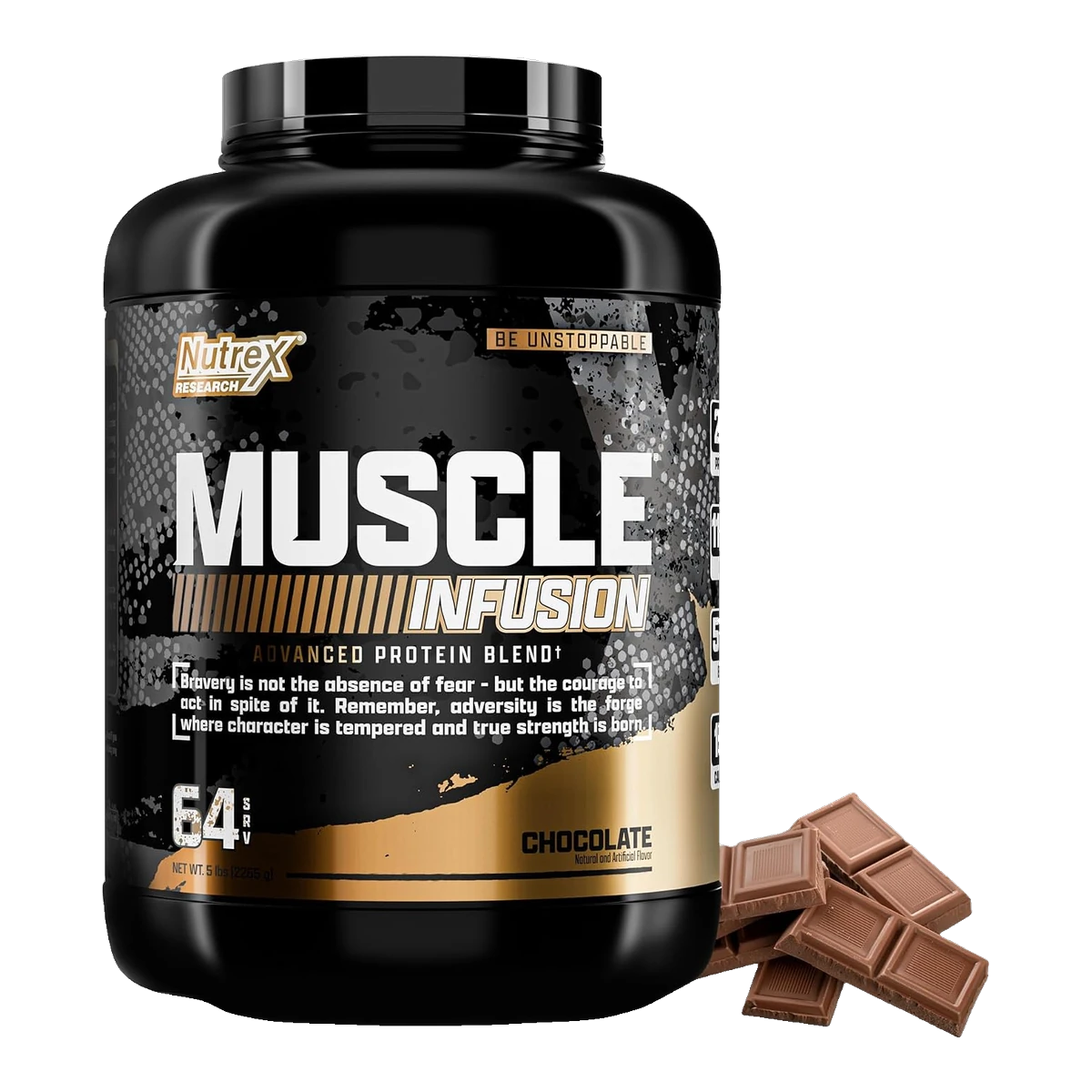 Nutrex Muscle Infusion Whey Protein, Chocolate, 5 lb – 65 porciones